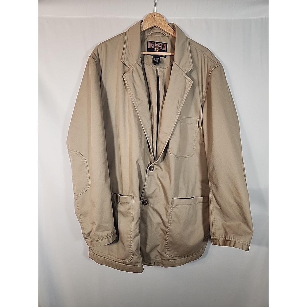 Duluth Trading Presentation Jacket Sport Coat Blazer Twill Workwear Mens XLT‎